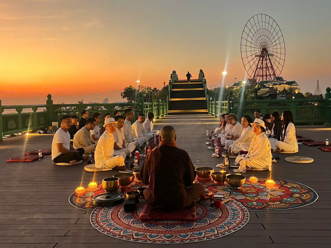 Thiền hoàng hôn cùng Thầy Hà Bồ Đề